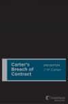 Carter's Breach of Contract, 2nd Edition cover