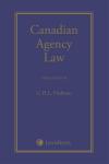 Canadian Agency Law,  3rd Edition cover