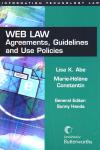 Web Law - Agreements, Guidelines and Use Policies cover
