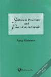 Settlement Procedure and Precedents in Ontario cover