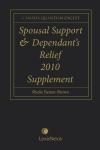 Canada Quantum Digest - Spousal Support and Dependants Relief, 2010 Supplement cover