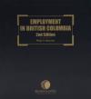 Employment in British Columbia, 2nd Edition cover