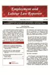 Employment and Labour Law Reporter- Newsletter cover