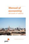 Manual of Accounting – UK GAAP 4th edition eBook cover