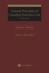 General Principles of Canadian Insurance Law, 3rd Edition – Student Edition cover