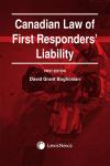 Canadian Law of First Responders’ Liability  cover