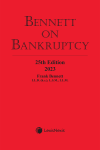 Bennett on Bankruptcy, 25th Edition, 2023 (Volume 1) + Companion Volume (Volume 2) + E-Book PDF cover