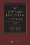 Ontario Family Law Practice, 2023 Edition (Volume 1) + Related Materials (Volume 2) – Student Edition cover