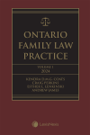 Ontario Family Law Practice, 2024 Edition (Volume 1) + Related Materials (Volume 2) cover