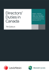 Directors' Duties in Canada, 7th Edition cover