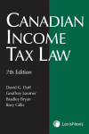 Canadian Income Tax Law, 7th Edition cover