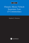 Ontario Motor Vehicle Insurance Law & Commentary, 2022 Edition cover