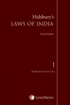 Halsbury's Laws of India-Administrative Law; Vol 1 cover