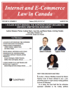 Internet and E-Commerce Law in Canada - Newsletter cover