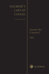 Halsbury's Laws of Canada – Income Tax (General) (2021 Reissue) cover