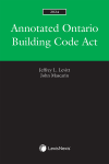 Annotated Ontario Building Code Act, 2024 Edition cover