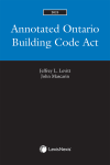 Annotated Ontario Building Code Act, 2025 Edition cover