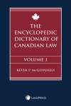 The Encyclopedic Dictionary of Canadian Law (3 Volumes) cover