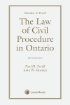 Morden & Perell – The Law of Civil Procedure in Ontario, 5th Edition cover
