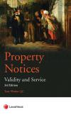 Property Notices: Validity and Service Third edition cover