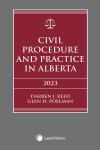 Civil Procedure and Practice in Alberta, 2023 Edition – Student Edition cover