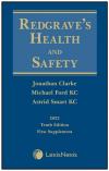 Redgrave's Health and Safety First Supplement to the Tenth Edition cover