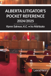 Alberta Litigator's Pocket Reference, 2024/2025 Edition cover