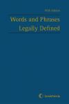 Words and Phrases Legally Defined Fifth edition cover