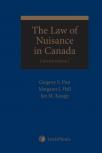 The Law of Nuisance in Canada, 2nd Edition cover