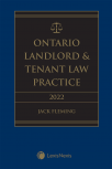 Ontario Landlord & Tenant Law Practice, 2022 Edition cover