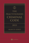 The Practitioner's Criminal Code, 2023 Edition + E-Book cover