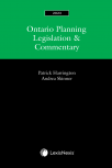 Ontario Planning Legislation & Commentary, 2023 Edition cover