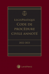 LegisPratique – Code de procédure civile annoté 2022-2023 cover