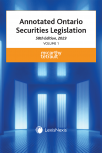 Annotated Ontario Securities Legislation, 58th Edition, 2023 (2 Volumes) cover