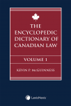 The Encyclopedic Dictionary of Canadian Law cover