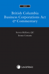 British Columbia Business Corporations Act & Commentary, 2022 Edition cover
