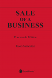 Sale of a Business, 14th Edition + USB cover