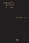 Halsbury's Laws of Canada – Conflict of Laws (2024 Reissue) cover