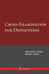 Cross-Examination for Depositions cover