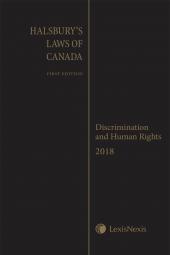 Halsbury's Laws of Canada – Discrimination and Human Rights (2018 Reissue) cover