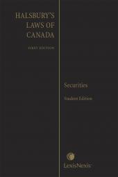 Halsbury's Laws of Canada – Securities – Student Edition cover