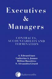 Executives and Managers - Contracts, Accountability and Termination cover