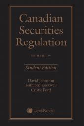 Canadian Securities Regulation, 5th Edition – Student Edition cover