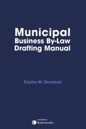 Municipal Business By-law Drafting Manual cover