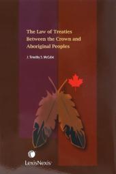 The Law of Treaties Between the Crown and Aboriginal Peoples cover