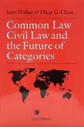 Common Law, Civil Law and the Future of Categories cover
