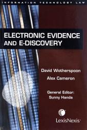 Electronic Evidence and E-Discovery cover