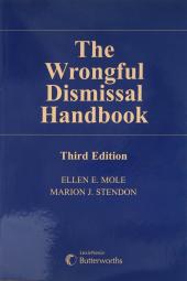 The Wrongful Dismissal Handbook, 3rd Edition cover