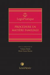 LegisPratique – Procédure en matière familiale cover