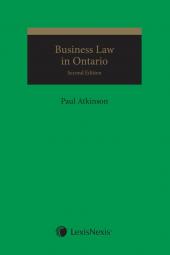 Business Law in Ontario, 2nd Edition cover